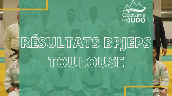 Résultats BPJEPS de Toulouse 2022 !